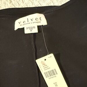 Velvet by Graham & Spencer black long sleeved dress